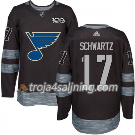 St. Louis Blues tröja Jaden Schwartz 17 1917-2017 100th Anniversary Adidas Svart Authentic - NHL Tröjor Herr St. Louis Blues tröja Jaden Schwartz 17 1917-2017 100th Anniversary Adidas Svart Authentic - NHL Tröjor Herr